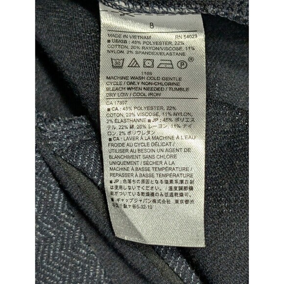 NWOT Banana Republic Dark Navy Blue Herringbone Stretch Sheath Dress 8 Office 93 - Picture 5 of 7